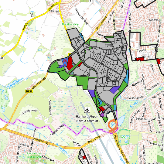Detaildarstellung der gesuchten Gewerbefläche