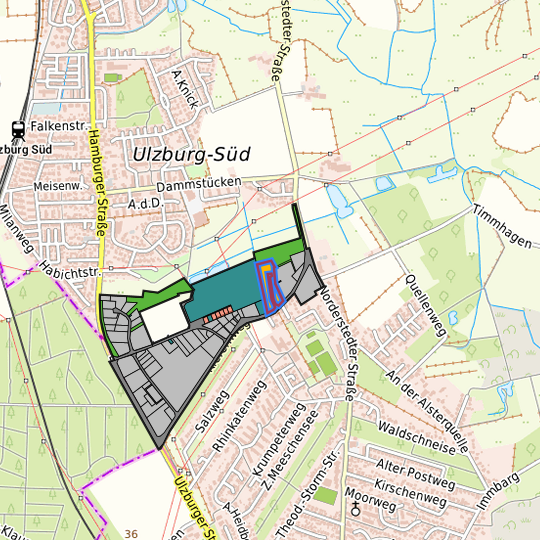 Detaildarstellung der gesuchten Gewerbefläche