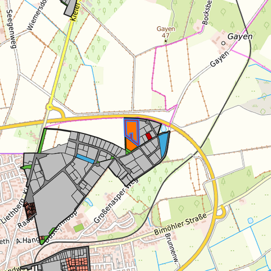 Detaildarstellung der gesuchten Gewerbefläche