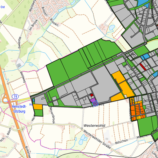 Detaildarstellung der gesuchten Gewerbefläche