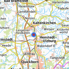 Lage in der gesuchten Region 