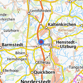 Location in the requested region 