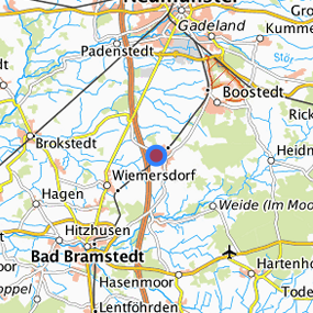 Lage in der gesuchten Region 