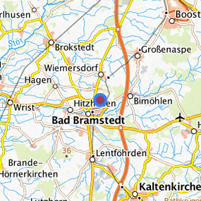 Lage in der gesuchten Region 