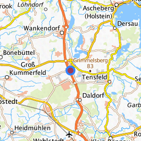 Lage in der gesuchten Region 