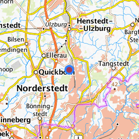 Lage in der gesuchten Region 