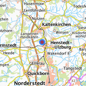 Lage in der gesuchten Region 