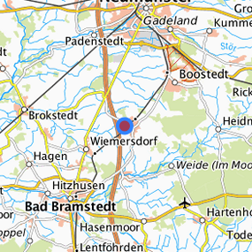 Lage in der gesuchten Region 