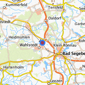 Lage in der gesuchten Region 