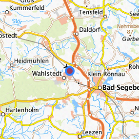 Lage in der gesuchten Region 